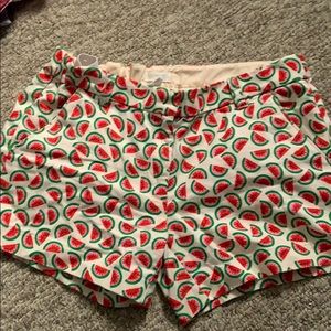 Girls watermelon crew cut shorts